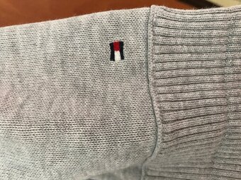 TOMMY HILFIGER originál tenucky/farebný dámsky svetrik L - 9