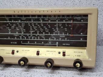 USA HALLICRAFTERS S-38EB Vintage Tube Shortwave SW Ham Radio - 9