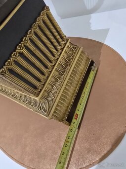 Krasne starožitný hodiny zlatene - 9