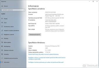 Mini PC HP T640 - AMD R1505G, 8GB RAM, 256GB SSD - 9