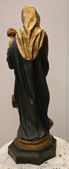Socha Panny Márie s dieťaťom Ježišom polychrómovaná 57cm - 9