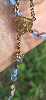 Starožitný ruženec vintage - 9