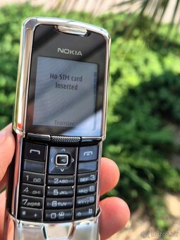 NOKIA 8800 SILVER TOP STAV AKO NOVÝ- BEZ ŠKRABANCA - RARITA - 9