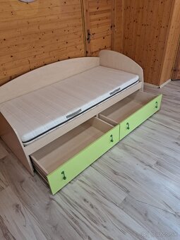 Posteľ 90x200cm +skriňa 210x80cm - 9