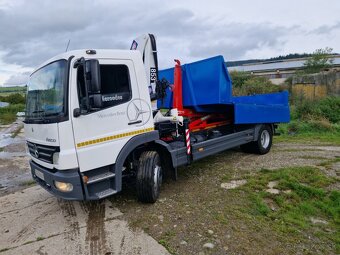 Mercedes Atego 1218 nosič kontajnerov s hydraulickou rukou - 9