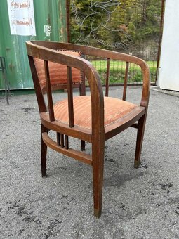 Secesná garnitúra sofa + 2 kreslá garnitúra - 9