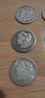 Predám strieborné mince Morgan Silver Dollar - 9