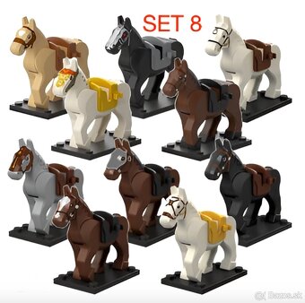 Figúrky Rytieri 3 (8ks) typ lego, nové, nehrané - 9