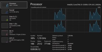 Notebook Lenovo ThinkPad T450 - 14.1" / i5 5300u / 8GB RAM - 9