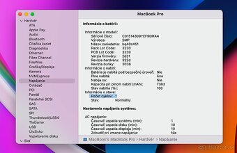 MacBook Pro 15" i7-2.6GHz/16GB/512GB, NOVÁ BATERKA,TOP STAV - 9