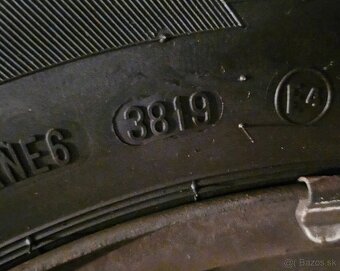 Predám zimne pneumatiky na diskoch zo seat Leon 175/80 r14 - 9