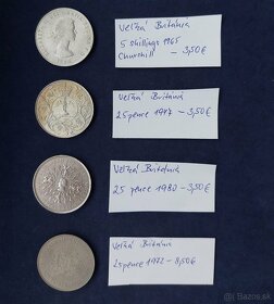 Zbierka mincí - Anglicko,Spojené Kráľovstvo, Rusko, Ruble - 9