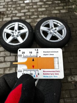 Predám elektrony ats 5x112 + zimné pneu Michelin 205/55 r16 - 9