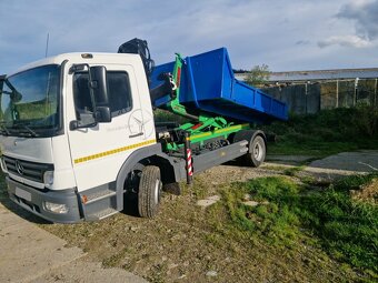 Mercedes Atego 1218 nosič kontajnerov s hydraulickou rukou - 9