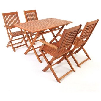 Drevený záhradný úložný box 300 L agát a plachta - 9