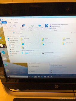 Predám kompaktný PC HP pro 3520 zabudovaný v monitori - 9
