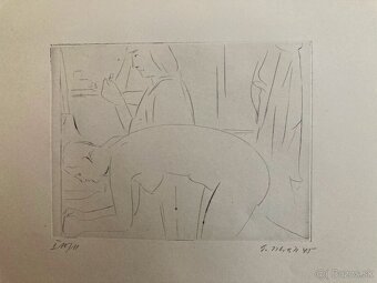E. Nevan - Odpočívající tanečnice (12 grafík),1946 - 9