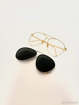 Linda Farrow Newman aviator slnečné okuliare - 9