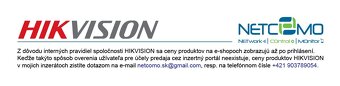 Akciový set Hikvision videovrátnik DS-KIS603 + 4Mpx IP kamer - 9
