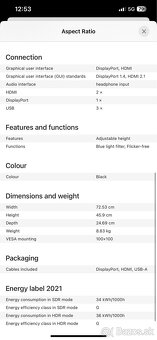 DELL herný monitor 32, 4k uhd - 9