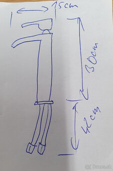 Vysoká vodovodná batéria - chróm - 9