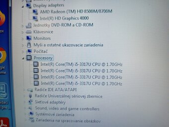 Dell Inspiron - Intel core i5 -8gb ram - Win 7 - bez baterky - 9