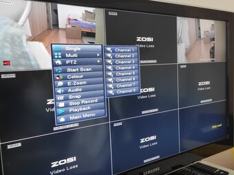 Kamerový systém 8.kanálový ZOSI FullHd/1080P/2MPX s 1TB HDD - 9