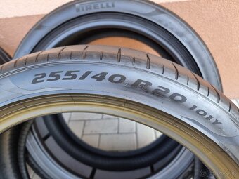 pneu 20" 255/40R20 PIRELLI letné 3-4mm DOT2020 - 9