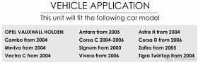 2GB Android 2din autoradio OPEL VECTRA, CORSA, ASTRA, ZAFIRA - 9