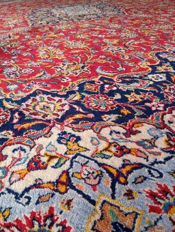 🌟Luxusný ručne viazaný perzský koberec Keshan 400×300 cm🌟 - 9