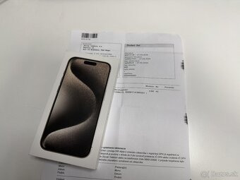 Apple iPhone 15 PRO 512GB, natural titanium v záruke Telekom - 9