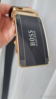 Nový opasok Hugo Boss čierny - 9