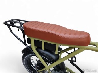 Elektrobicykel CAIMAN 35kmh/ 120km/ Dvojmiestny/Army Green - 9