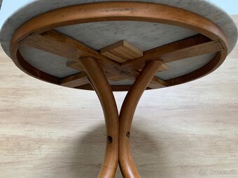 Mramorový kaviarenský stol Thonet - 9
