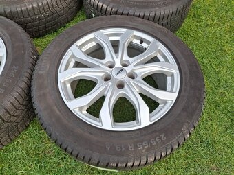 19" ALU 5x112 na AUDI Q7 + zimné 255/55 r19 Conti 8mm - 9