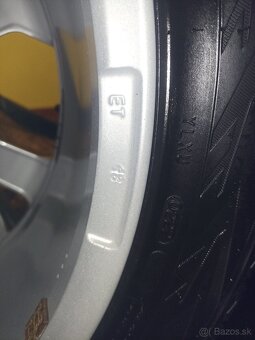 Dezent 8Jx20H2 ET48, pneumatiky Nokian zimné 255/45 R20 - 9