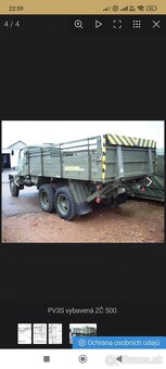 Praga V3S hydraulické čelo ZČ 500 - 9