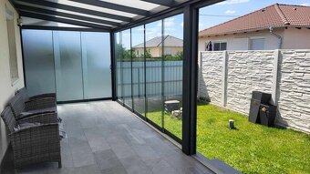 Pergoly, prístrešky, altánky, zimné záh.zasklievacie systémy - 9