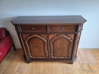 Komoda,stol jedalensky, konferecny  velka komods retro set - 9