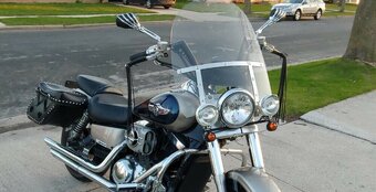 Chrom zrcátka chopper,cruiser Skeleton,těžký masív. - 9