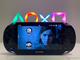 PS Vita Crystal Black OLED 256 GB 5000 hier -komplet balenie - 9