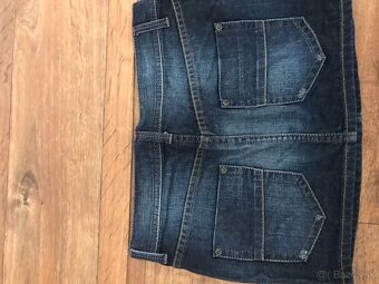 NOVÁ BENETTON originál damska jeansova sukna 38/40 - 9