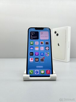 iPhone 13 WHITE 128GB NOVÁ BATÉRIA 100% - 9