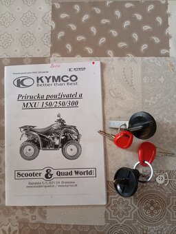 Kymco MXU 150 2006ka, s TP a ŠPZ - 9