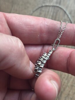 Náhrdelník s českým granátom - 9