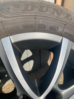 Ponúkam letné pneu DANLOP na diskoch MAK - 9