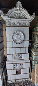 Kachlova pec starožitná - 9