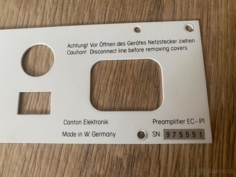 Canton EC-P1  predzosilňovač / Equivalent MBL Audio - 9