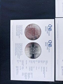 Strieborné mince 100. Výročie Československo - PROOF - 9
