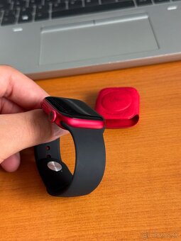 Apple Watch 9 41mm RED Lte Cellular - záruka, nepoužívané - 9